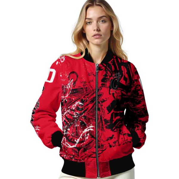 personalized cincinnati bearcats fishing art red jacket latest model
