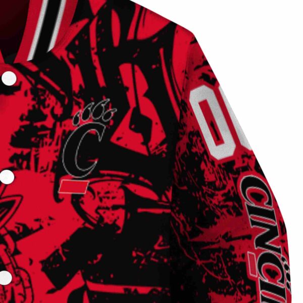 personalized cincinnati bearcats fishing art red jacket premium grade