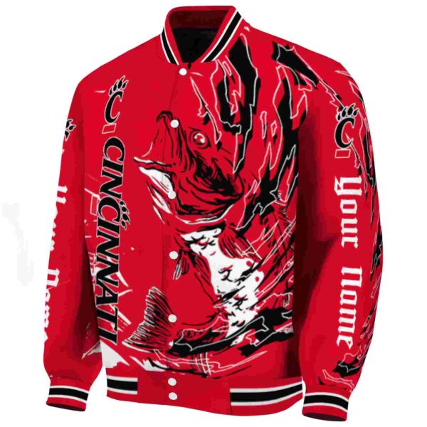 personalized cincinnati bearcats fishing passion red white jacket best selling