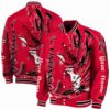 personalized cincinnati bearcats fishing passion red white jacket fashion forward