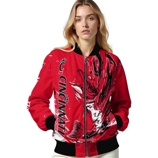 personalized cincinnati bearcats fishing passion red white jacket latest model