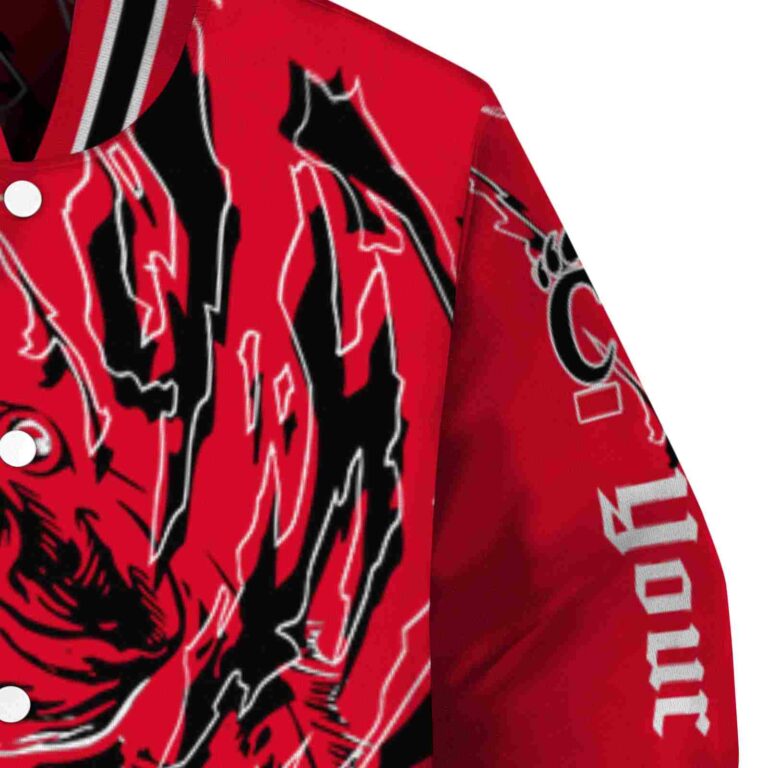 personalized cincinnati bearcats fishing passion red white jacket premium grade