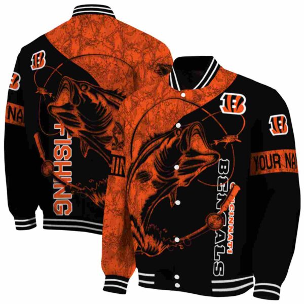 personalized cincinnati bengals fishing rod black jacket fashion forward