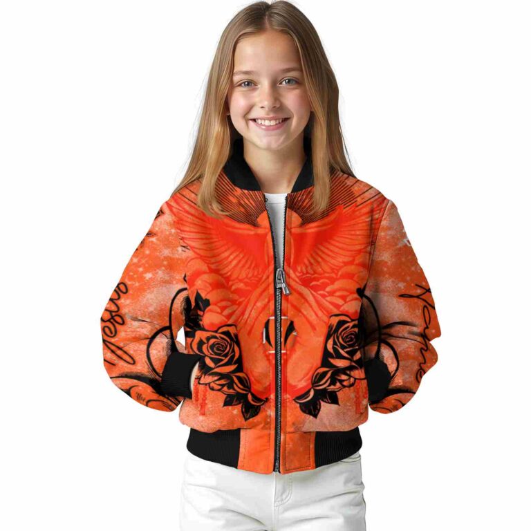 personalized cincinnati bengals praying hands orange jacket top rated
