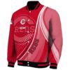 personalized cincinnati reds wave patterns red jacket best selling