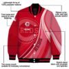 personalized cincinnati reds wave patterns red jacket new arrival