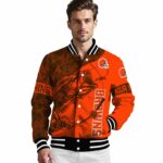 personalized cleveland browns fishing rod orange jacket best selling