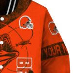 personalized cleveland browns fishing rod orange jacket best selling