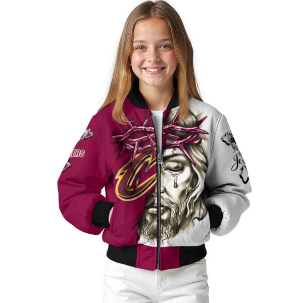 personalized cleveland cavaliers jesus tears wine white jacket top rated