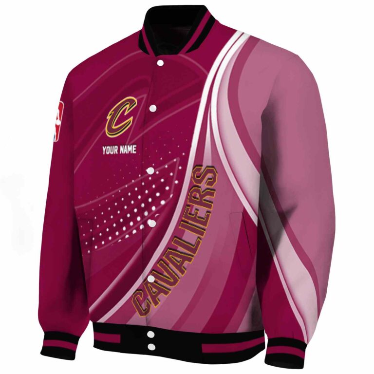 personalized cleveland cavaliers wave patterns wine jacket best selling