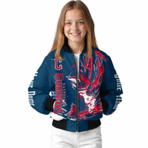 personalized cleveland guardians fishing passion navy blue white jacket top rated