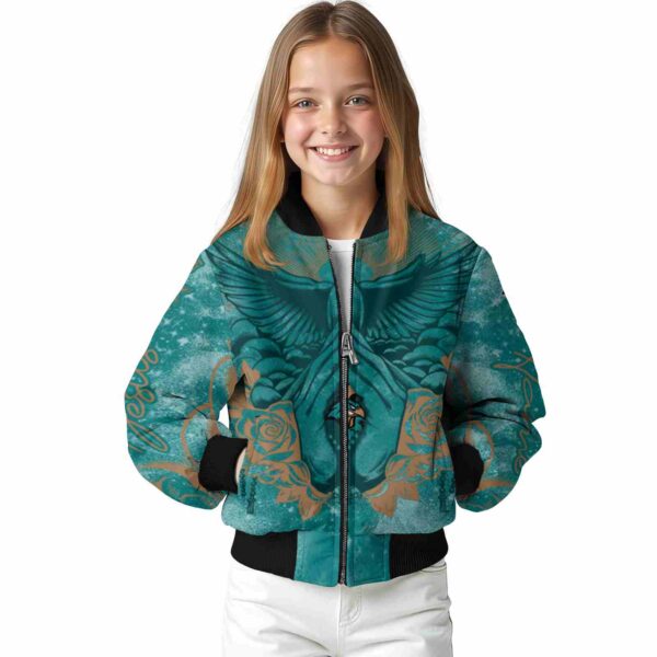 personalized coastal carolina chanticleers praying hands green jacket top rated