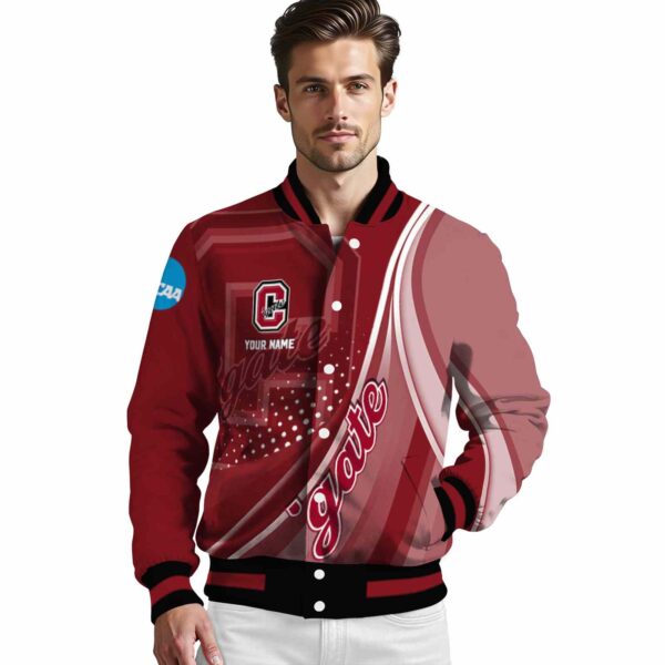 personalized colgate raiders wave patterns maroon jacket high quality