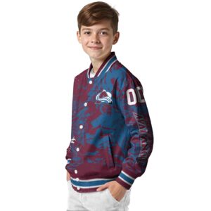 personalized colorado avalanche fishing art burgundy jacket trendy