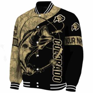 personalized colorado buffaloes fishing rod black jacket best selling