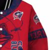 personalized columbus blue jackets fishing rod red jacket premium grade