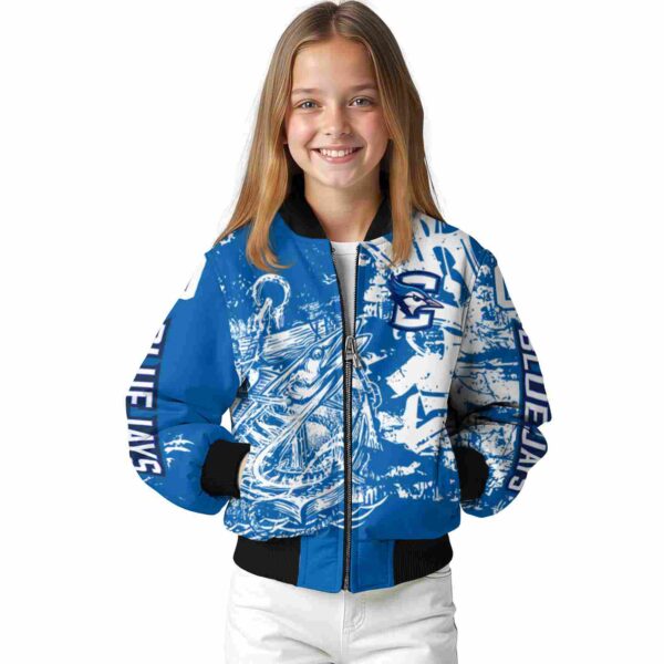 personalized creighton bluejays fishing art blue jacket top rated