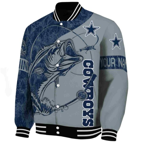 personalized dallas cowboys fishing rod silver jacket best selling