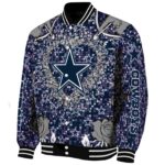 personalized dallas cowboys heart explosion blue jacket best selling