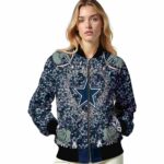 personalized dallas cowboys heart explosion blue jacket best selling