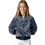 personalized dallas cowboys heart explosion blue jacket best selling