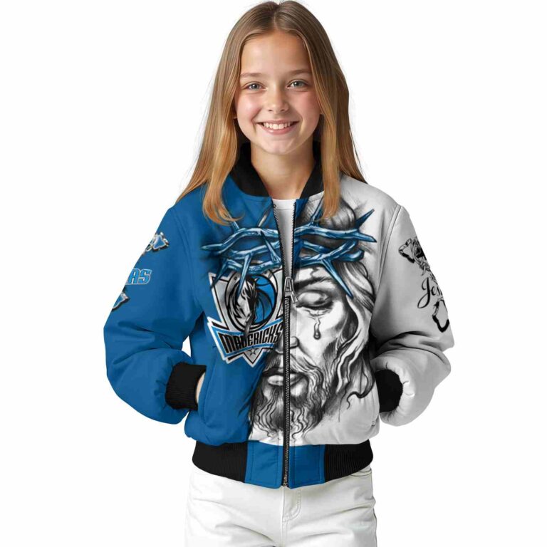 personalized dallas mavericks jesus tears blue white jacket top rated