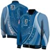 personalized dallas mavericks wave patterns blue jacket fashion forward