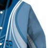 personalized dallas mavericks wave patterns blue jacket premium grade