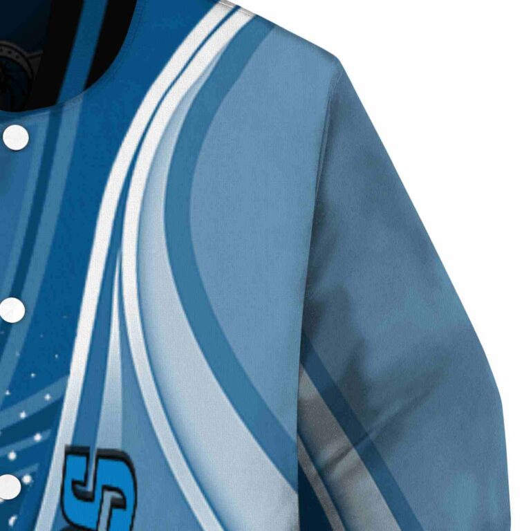 personalized dallas mavericks wave patterns blue jacket premium grade