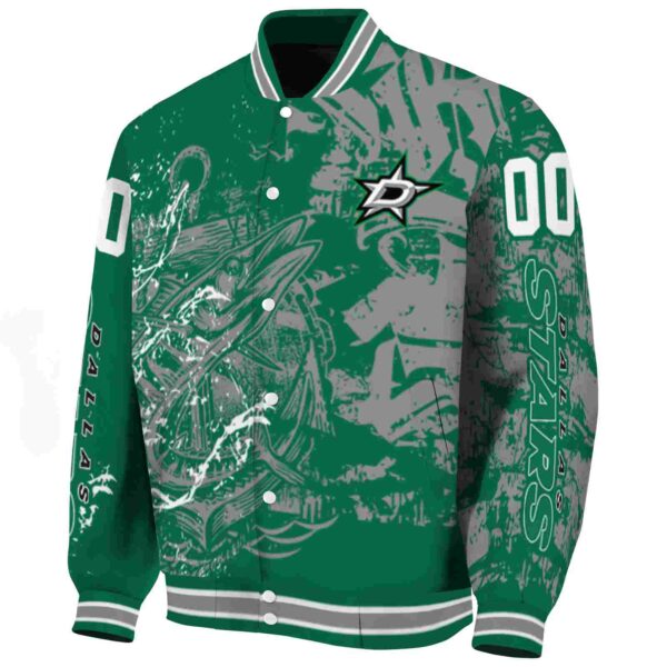 personalized dallas stars fishing art green jacket best selling