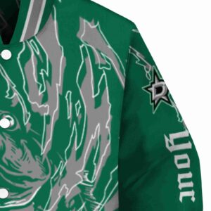 personalized dallas stars fishing passion green white jacket premium grade