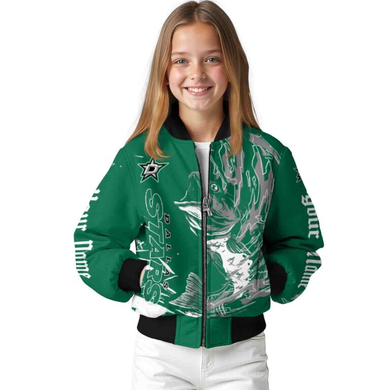 personalized dallas stars fishing passion green white jacket top rated