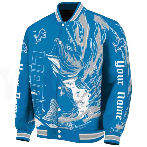 personalized detroit lions fishing passion blue white jacket best selling