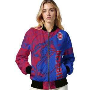 personalized detroit pistons fishing rod royal blue jacket latest model
