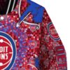 personalized detroit pistons heart explosion red jacket premium grade