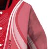personalized detroit red wings wave patterns red jacket premium grade
