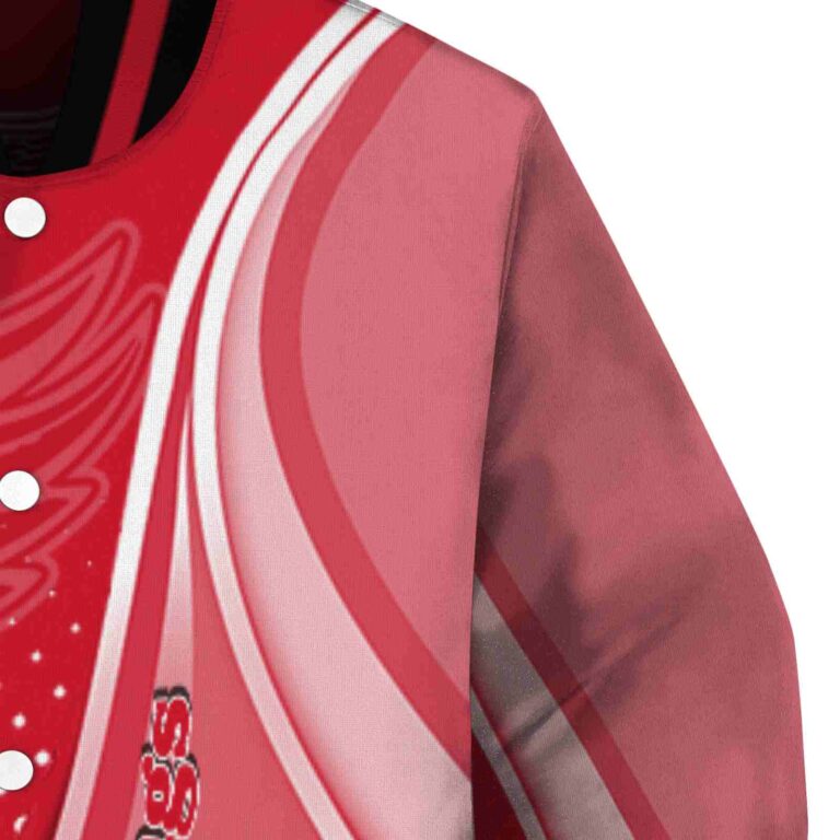 personalized detroit red wings wave patterns red jacket premium grade