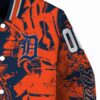 personalized detroit tigers fishing art navy jacket premium grade