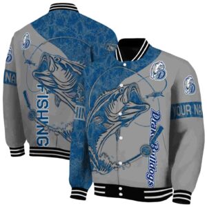 personalized drake bulldogs fishing rod gray jacket fashion forward