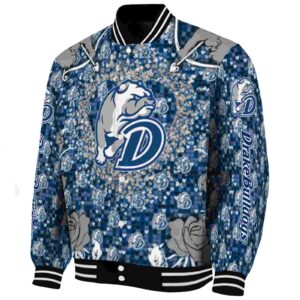 personalized drake bulldogs heart explosion blue jacket best selling