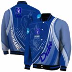 personalized duke blue devils wave patterns blue jacket best selling