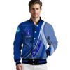 personalized duke blue devils wave patterns blue jacket high quality