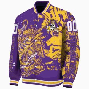 personalized east carolina pirates fishing art purple jacket best selling