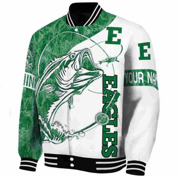 personalized eastern michigan eagles fishing rod white jacket best selling