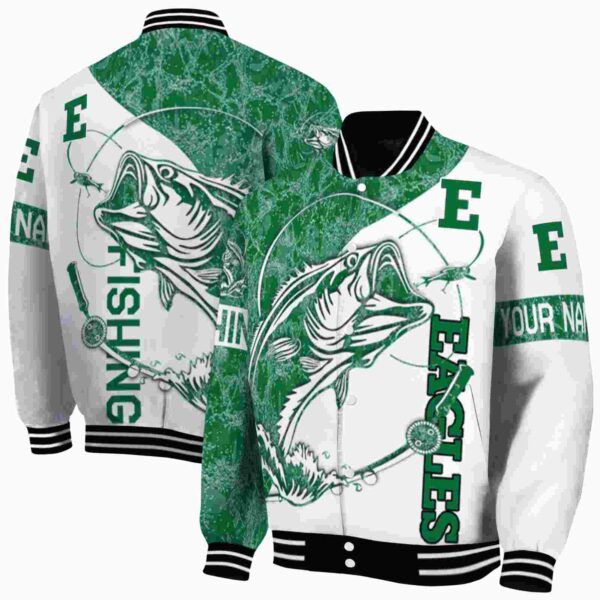 personalized eastern michigan eagles fishing rod white jacket fashion forward