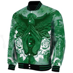 personalized eastern michigan eagles praying hands green jacket best selling