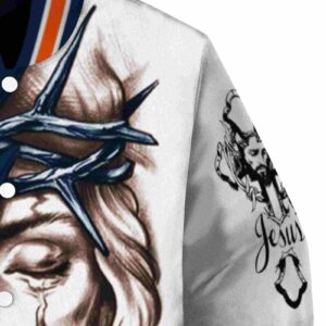 personalized edmonton oilers jesus tears blue white jacket premium grade