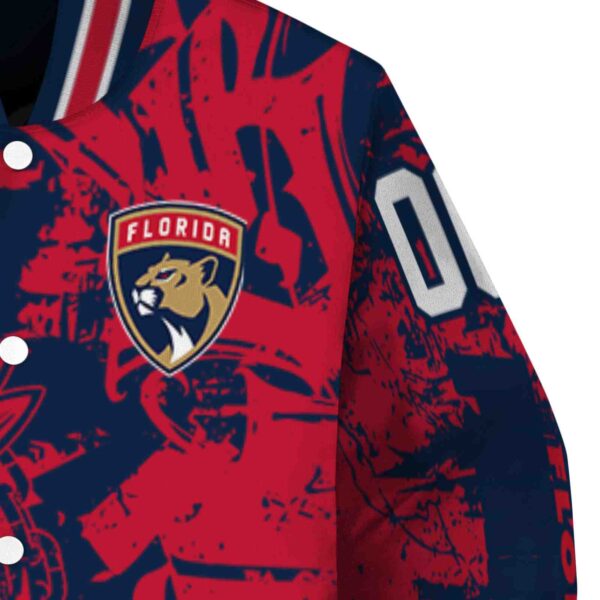 personalized florida panthers fishing art red jacket premium grade