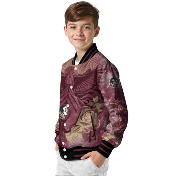 personalized florida state seminoles praying hands garnet jacket trendy