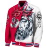 personalized fresno state bulldogs jesus tears red white jacket best selling
